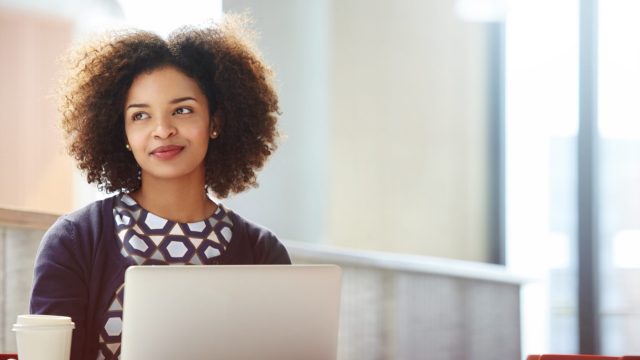 woman at work