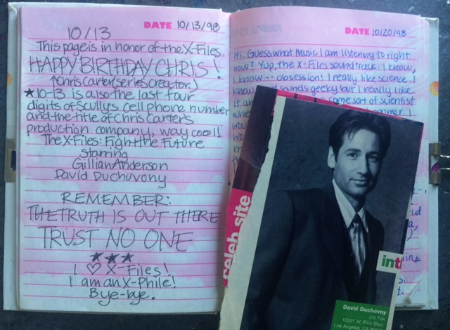 I even saved a magazine clipping with an address for sending fanmail to Duchovny – an address where I would later work!
