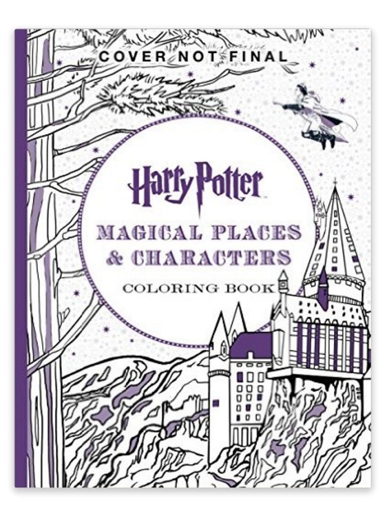 Harry Potter Magical Creatures Postcard Coloring Book