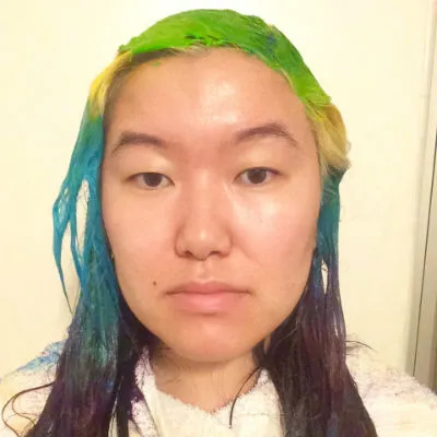 We were intrigued by glow-in-the-dark hair. So, we tried it. -  HelloGigglesHelloGiggles