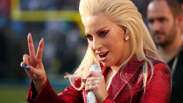 Lady Gaga Sings The National Anthem At Super Bowl 50