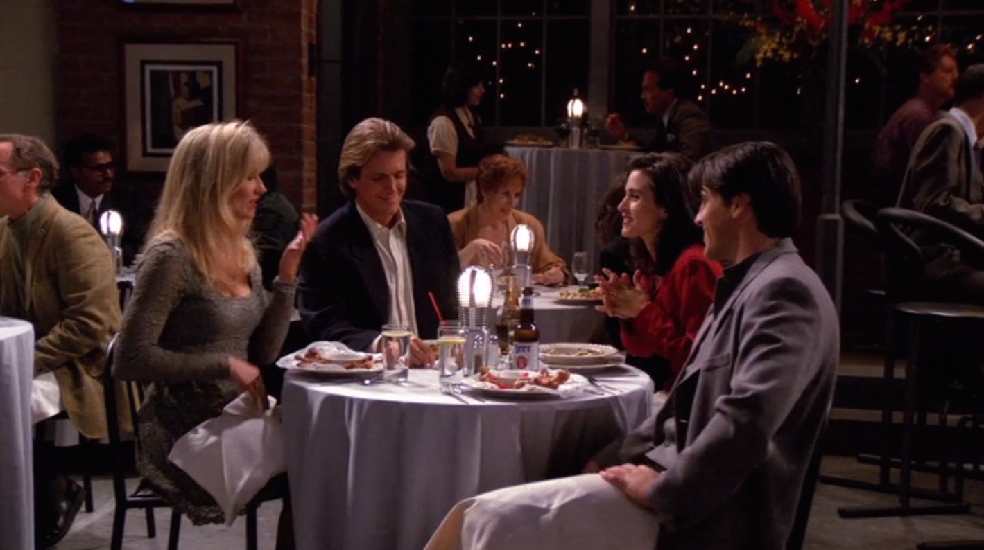 Drunk Monica's birthday FRIENDS scene on Make a GIF