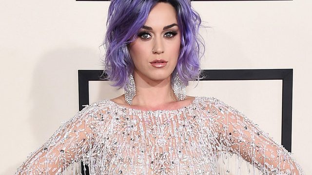 Picture of Katy Perry with Purple Hair