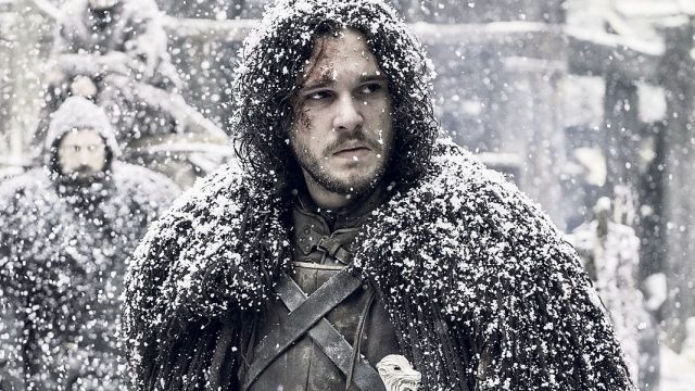 Picture of Jon Snow in the Snow