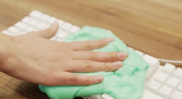 Your keyboard is disgusting. Here's why you should clean it with slime