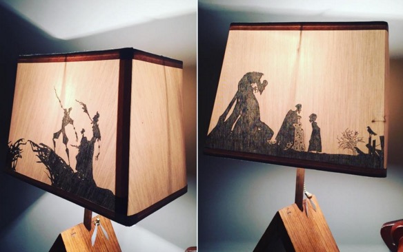 harry potter deathly hallows lamp