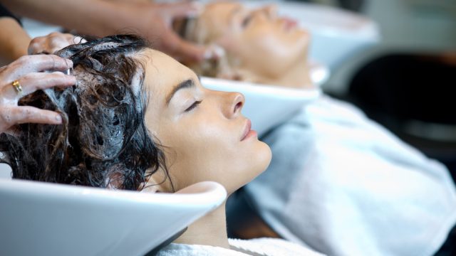 Picture of Getting Hair Shampooed At A Salon