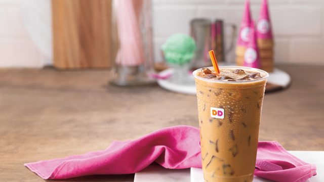Baskin Robbins Flavored Pistachio Iced Coffee horizontal