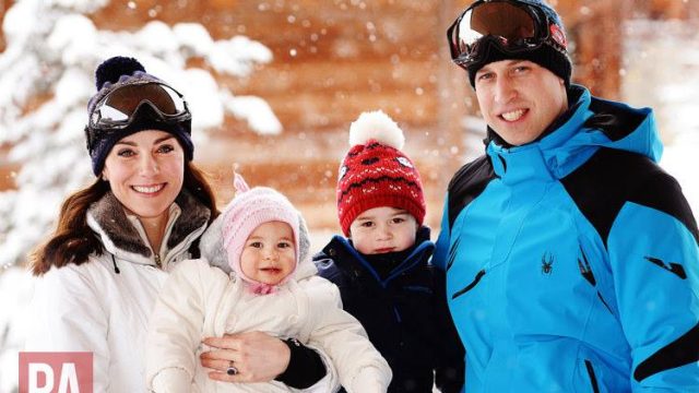 Royal family ski vacation