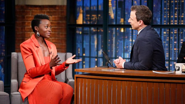 Lupita Nyong'o Seth Meyers