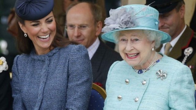 Queen Elizabeth II and The Duke And Duchess Of Cambridge Visit The East Midlands