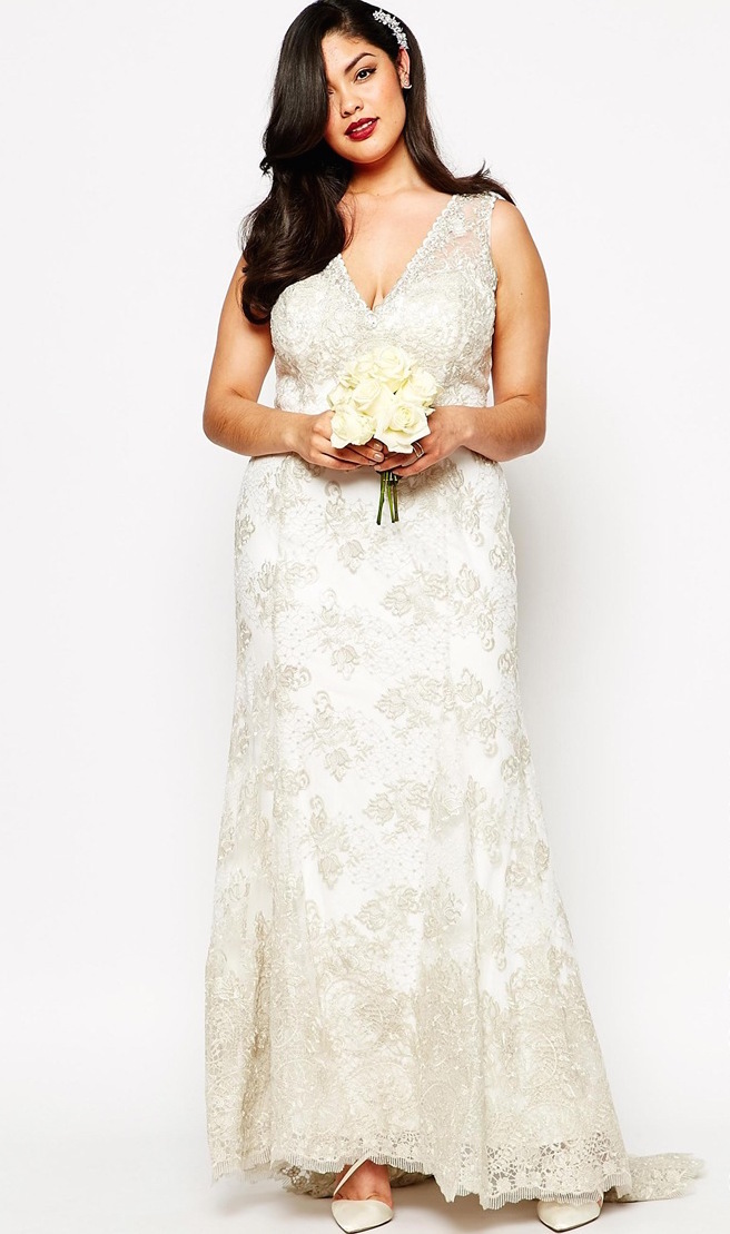 Plus size wedding shop dresses under $500