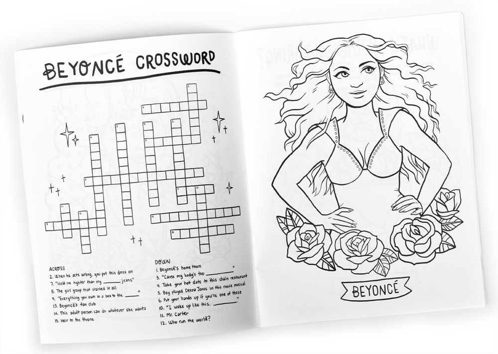 coloring pages of beyonce