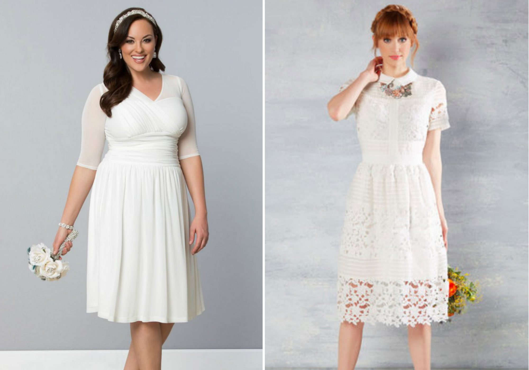 Modcloth wedding dresses outlet plus size