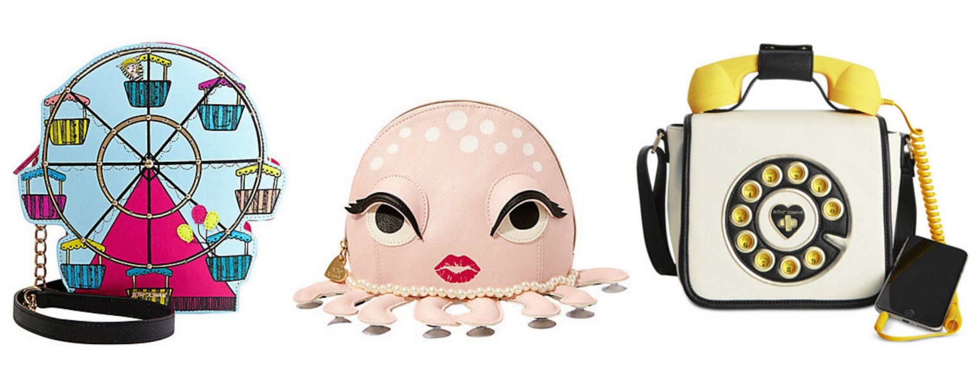 We want absolutely everything from Betsey Johnson s kitschy purse line HelloGigglesHelloGiggles