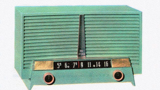 Vintage 1950s Portable Radio