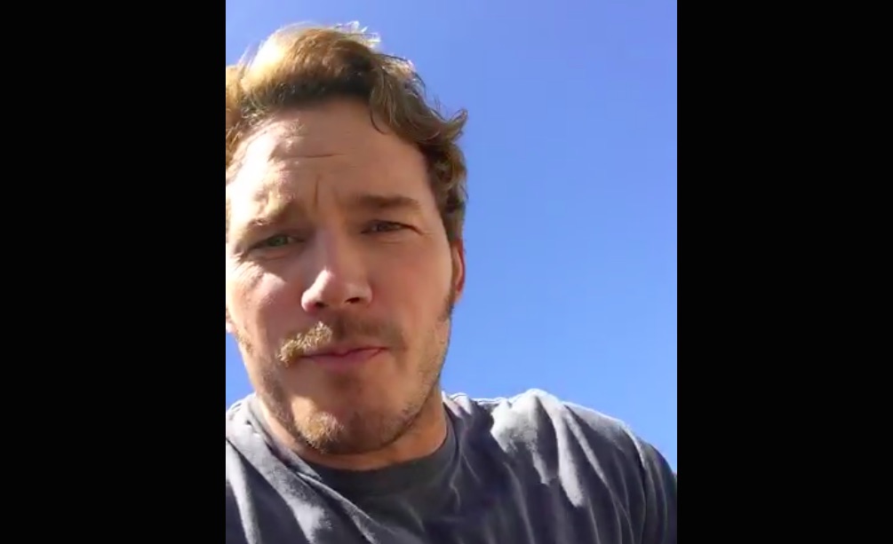 Chris Pratt's first Snapchat is here, and it is perfectly Chris Pratt ...