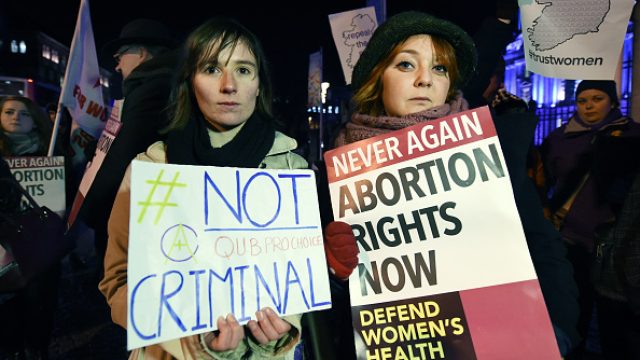 Pro-Choice Rally In Support Of 21 Year Old Woman Charged With Abortion
