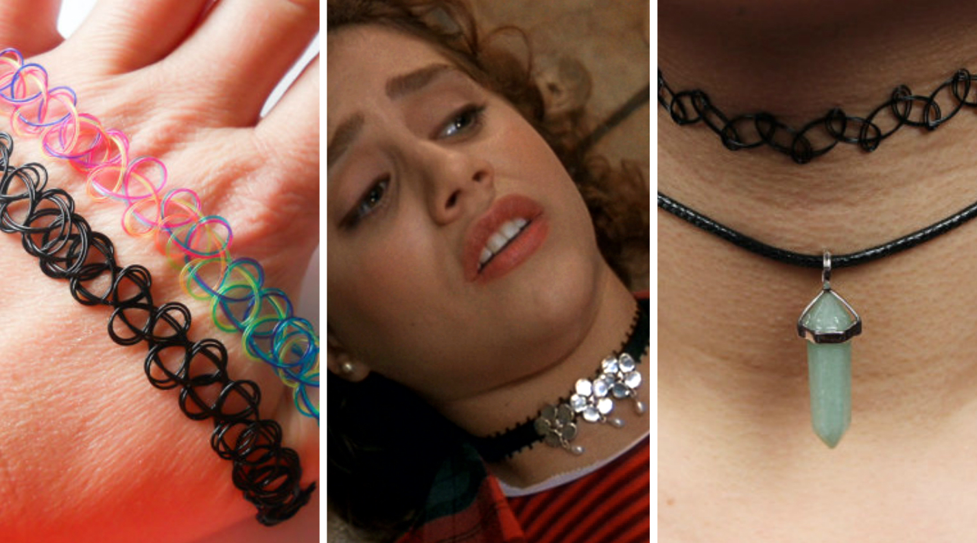 11 Tattoo Choker Necklaces and DIY How to Make One