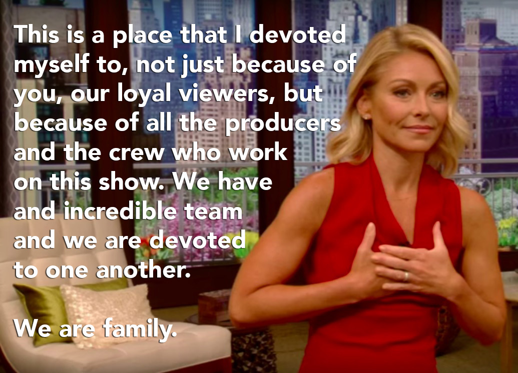 Here's what Kelly Ripa had to say about 
