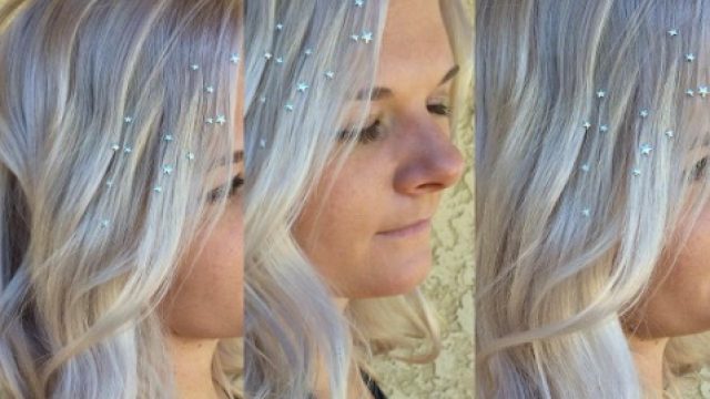 Hair gems are your favourite 90s trend brought into 2016