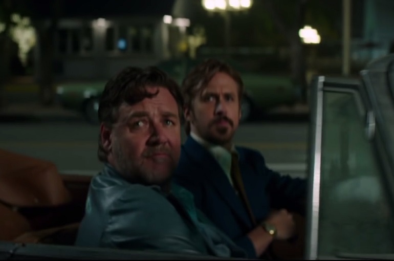Ryan Gosling and Russell Crowe had the scariest encounter with a snake -  HelloGigglesHelloGiggles