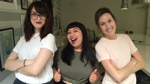 We found the most comfortable t-shirt in the world and tried it on