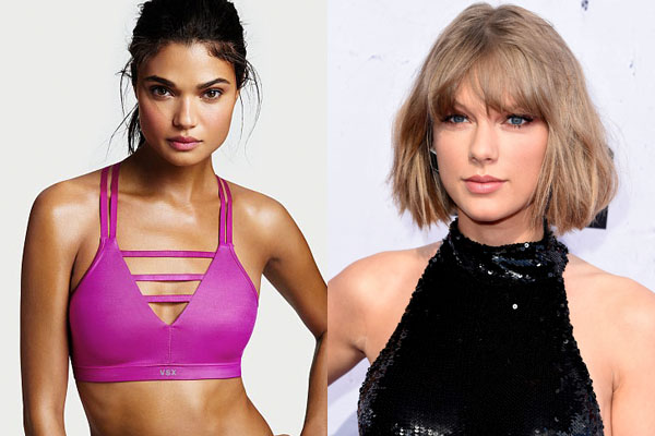 Taylor Swift Wears a Strappy Sports Bra