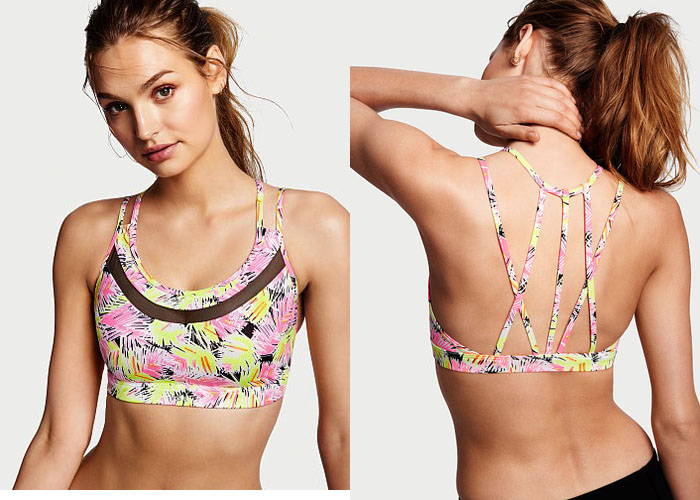 Victoria's Secret Medium Impact Strappy Back Sports Bra