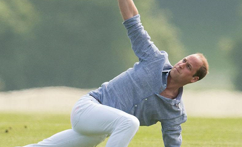 Prince William Just Did Yoga In White Jeans Because Royals Are Good At ...