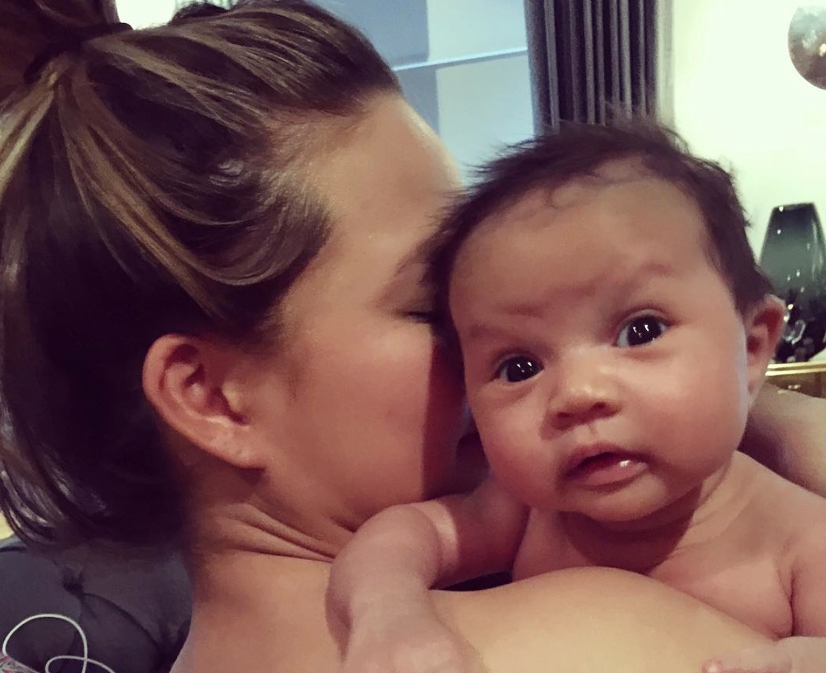 Chrissy teigen baby hot sale luna