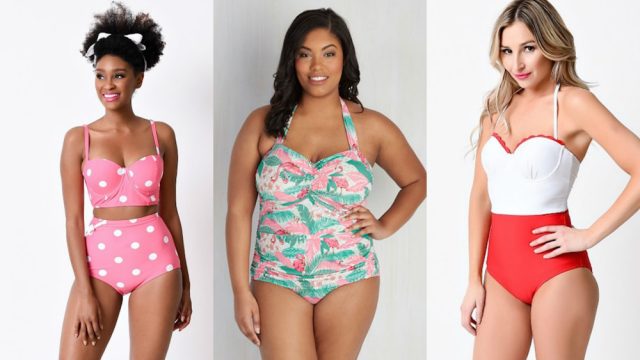 Feel like a pin-up in these retro-style bathing suits -  HelloGigglesHelloGiggles