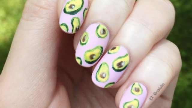 avocado nails