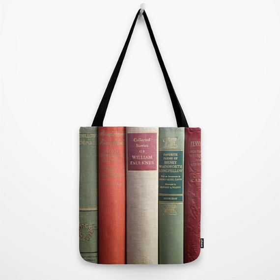 Just A Girl Who Loves Books - Personalized Tote Bag Style 2- Birthday -  newsvips