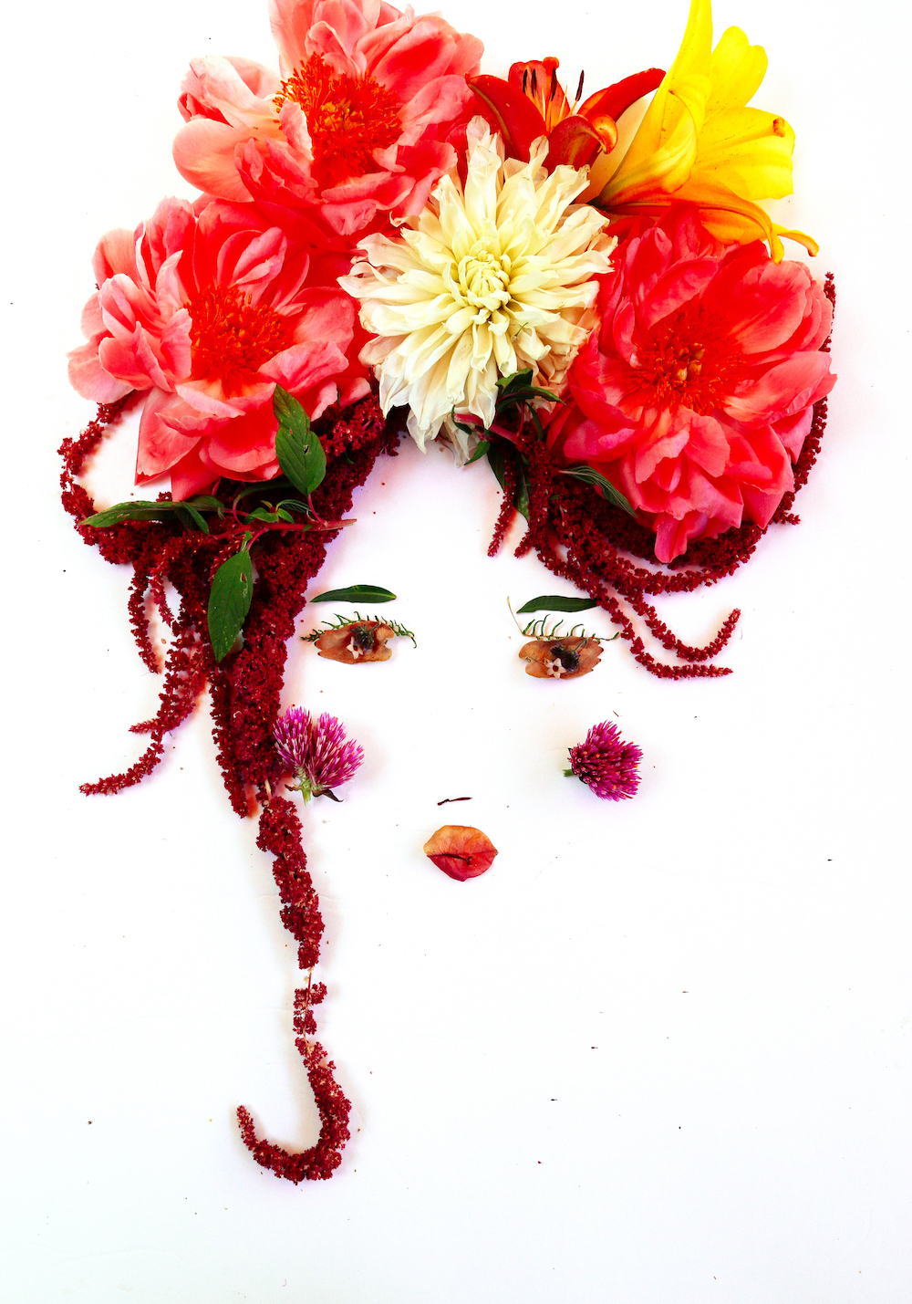 Boho Designer Transforms Plants Into Faces And Makes Our Imaginations 