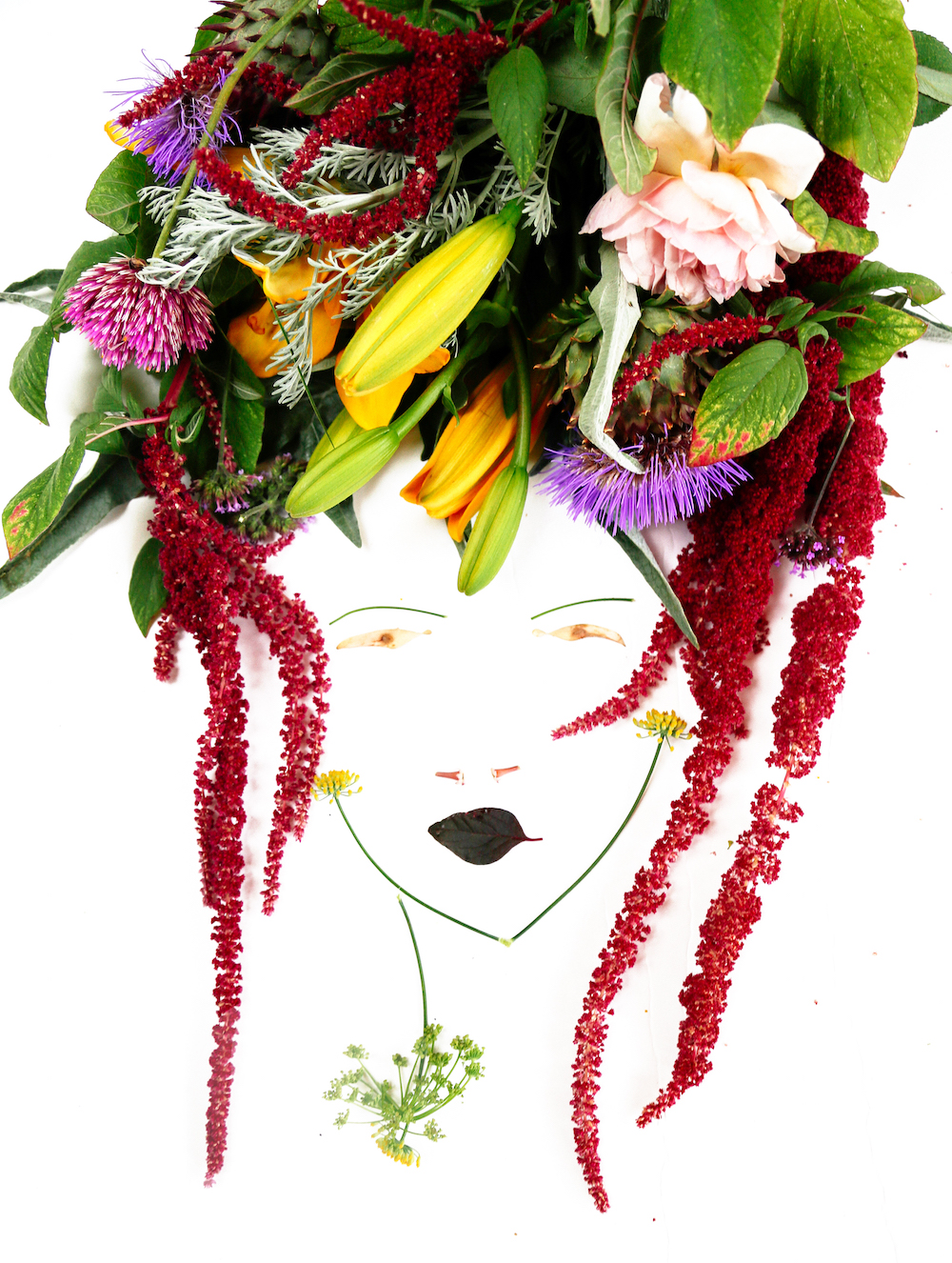 Boho designer transforms plants into faces and makes our imaginations ...