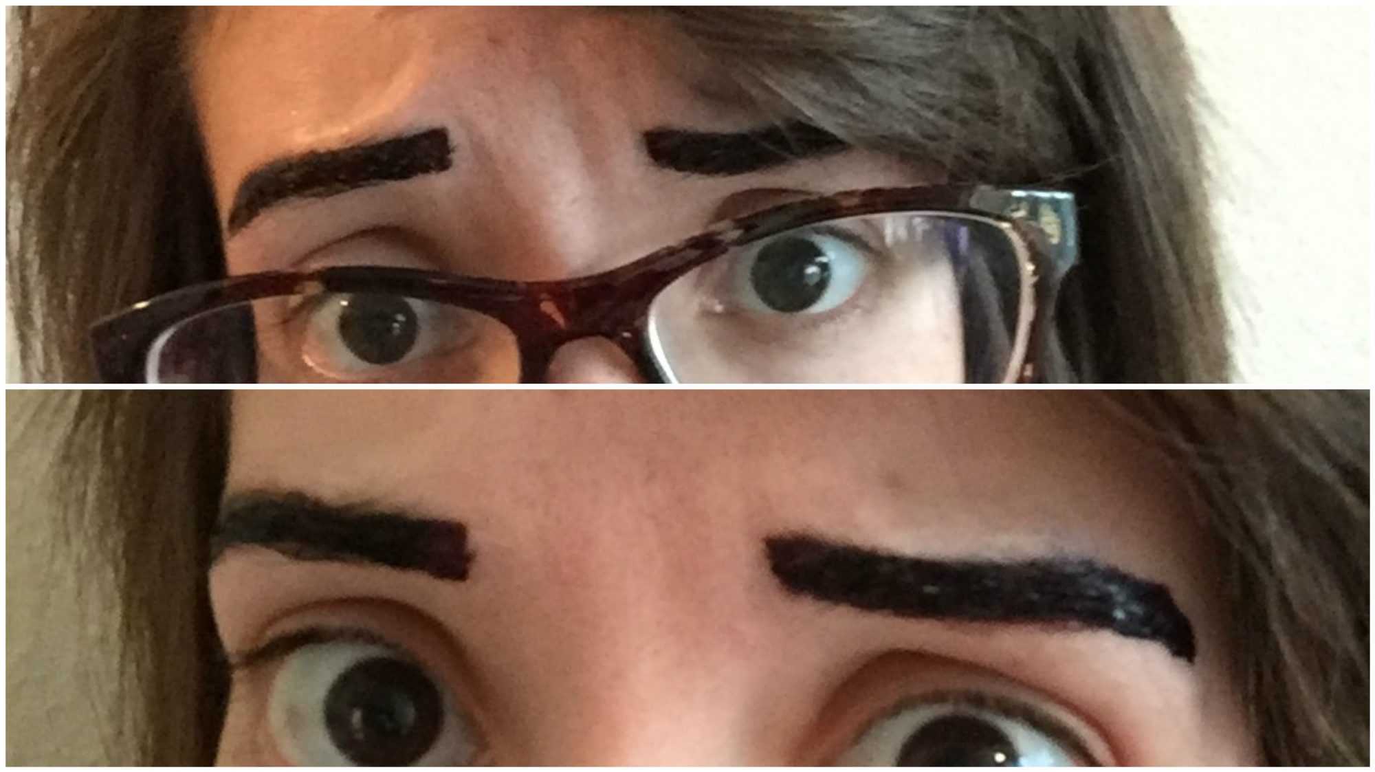 asian eyebrow tinting before and after