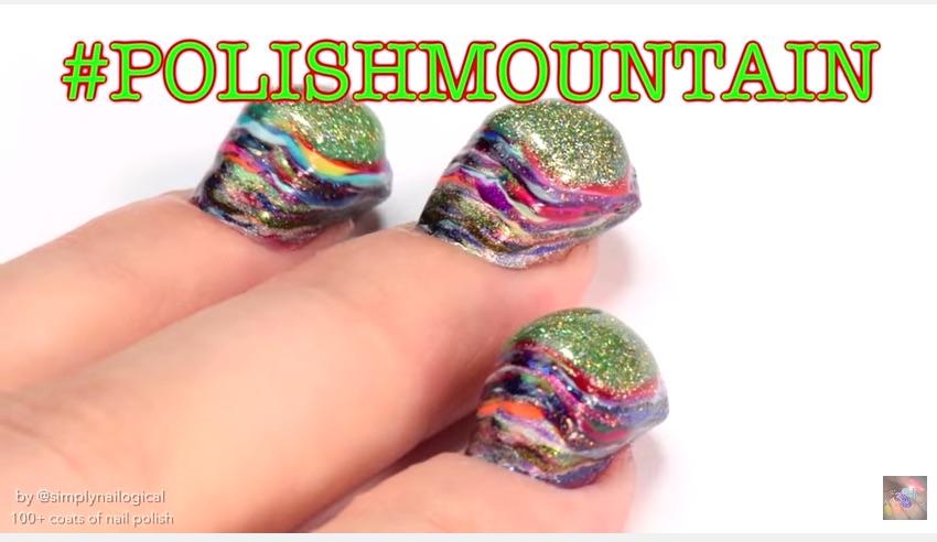 Beauty vlogger spends 12 hours painting 116 LAYERS of polish on her nails |  Daily Mail Online