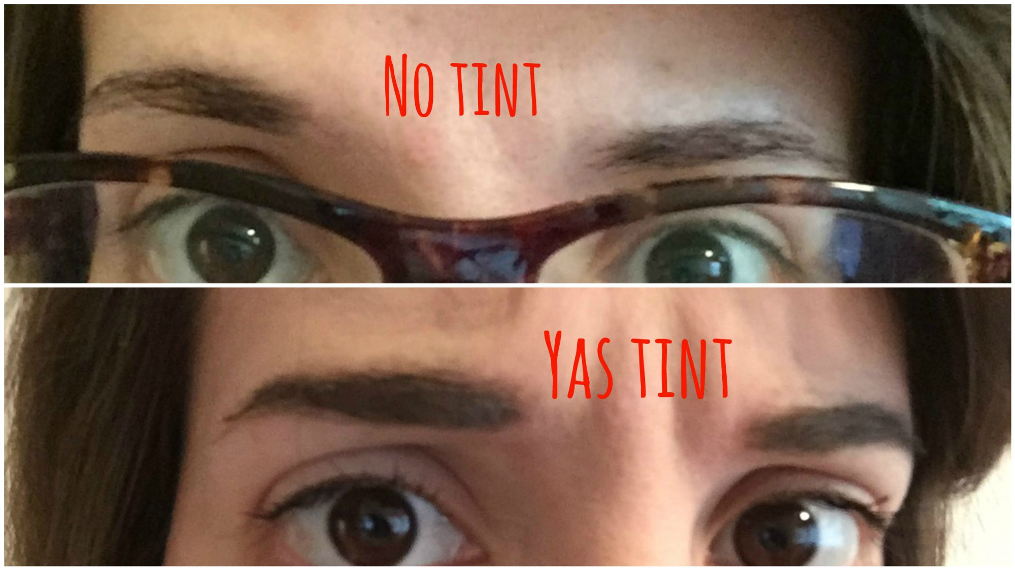 asian eyebrow tinting before and after