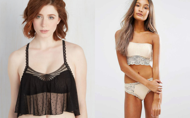 Free People Deep In The Dark Bandeau Bra