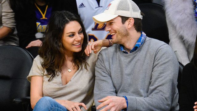 Celebrities At The Los Angeles Lakers Game