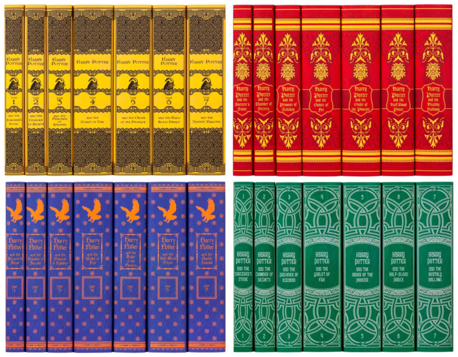 harry potter house colors