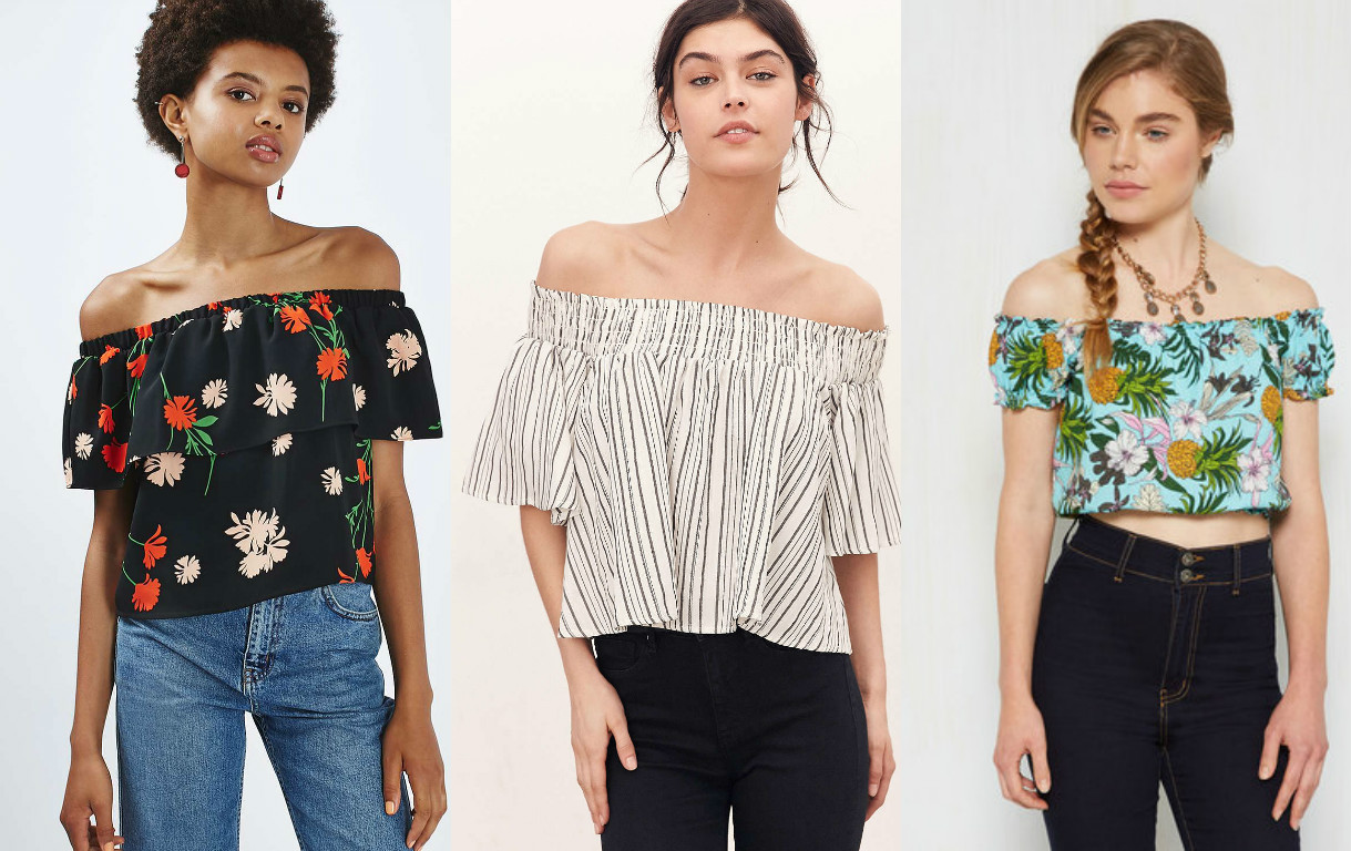 11 off-the-shoulder tops you need to own to complete your summer ...