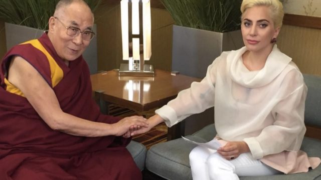 lady gaga dalai lama