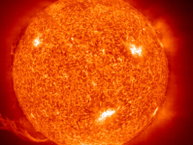 The sun at its best.