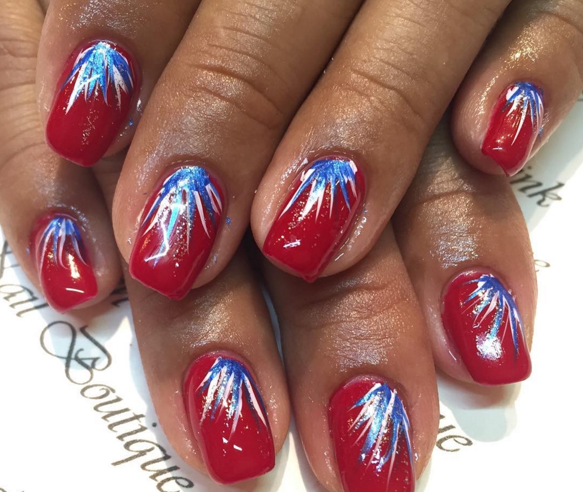 Firework Nail Design Design Talk