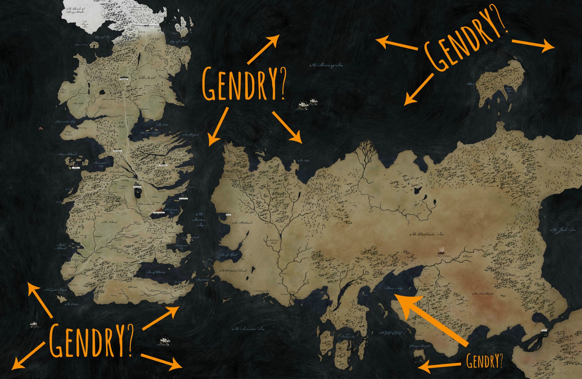 Big news we know exactly where Gendry is on