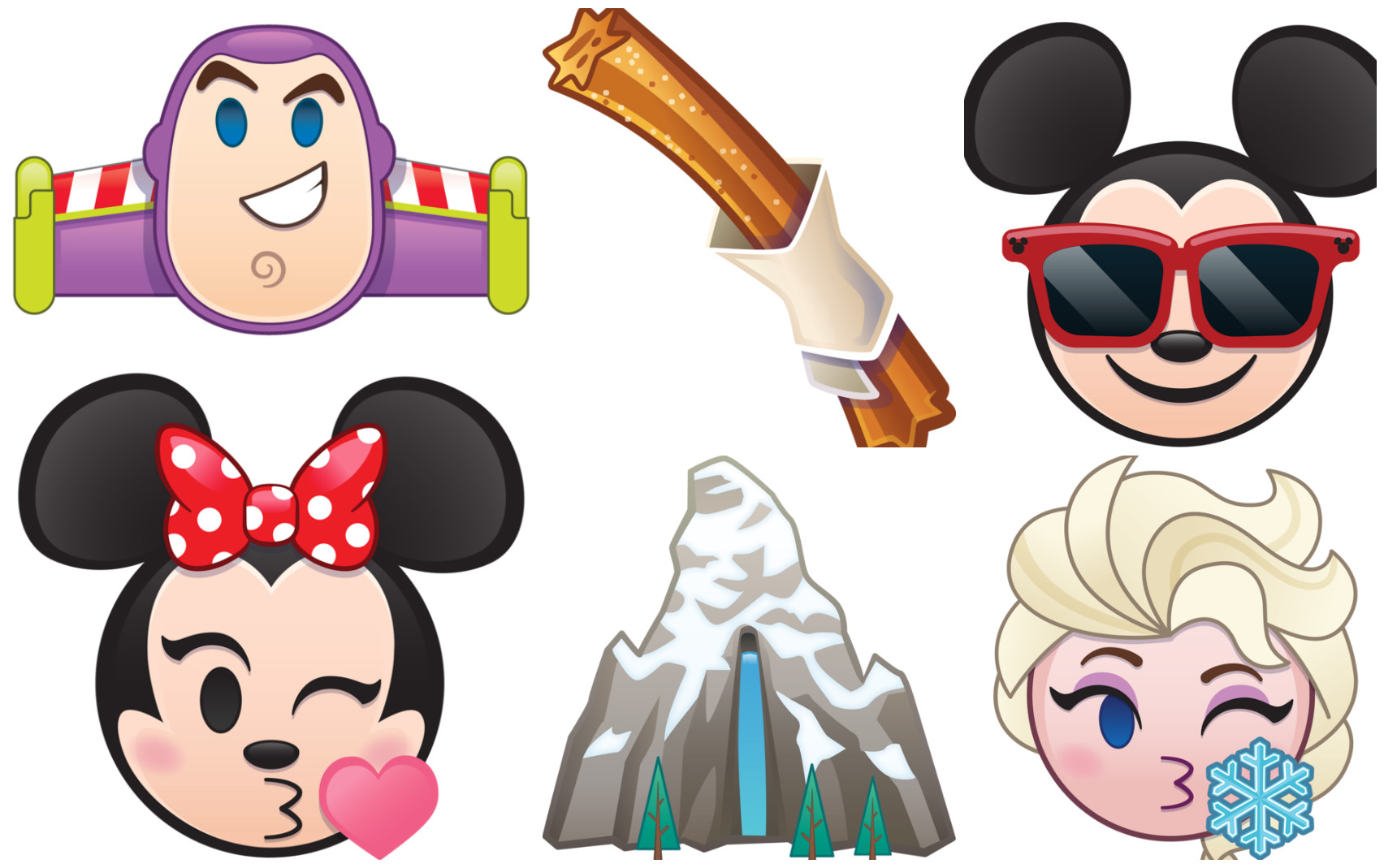 Disney's new emojis are out and there's a churro emoji because sometimes  dreams come true - HelloGigglesHelloGiggles