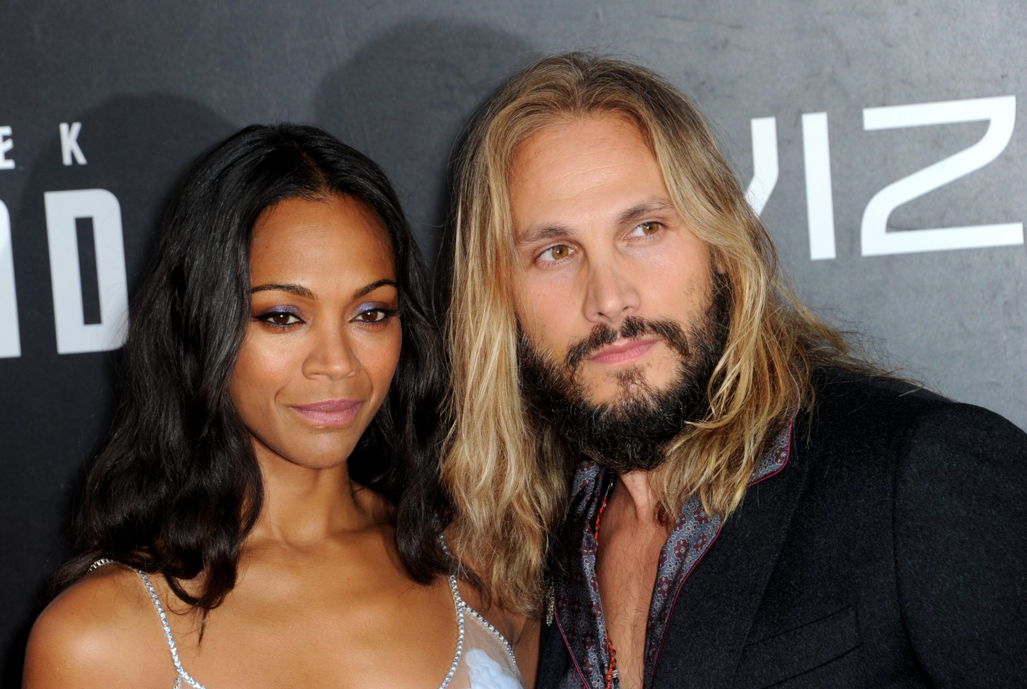 Zoe Saldana celebrates a sweet moment with her husband at the 