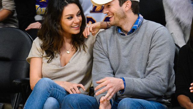 Celebrities At The Los Angeles Lakers Game